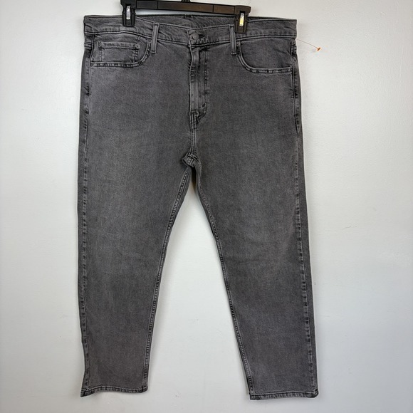 Levi's Other - Levis 502 Jeans Mens 38x30 Gray Tapered Stretch Denim Pants Medium Wash Casual